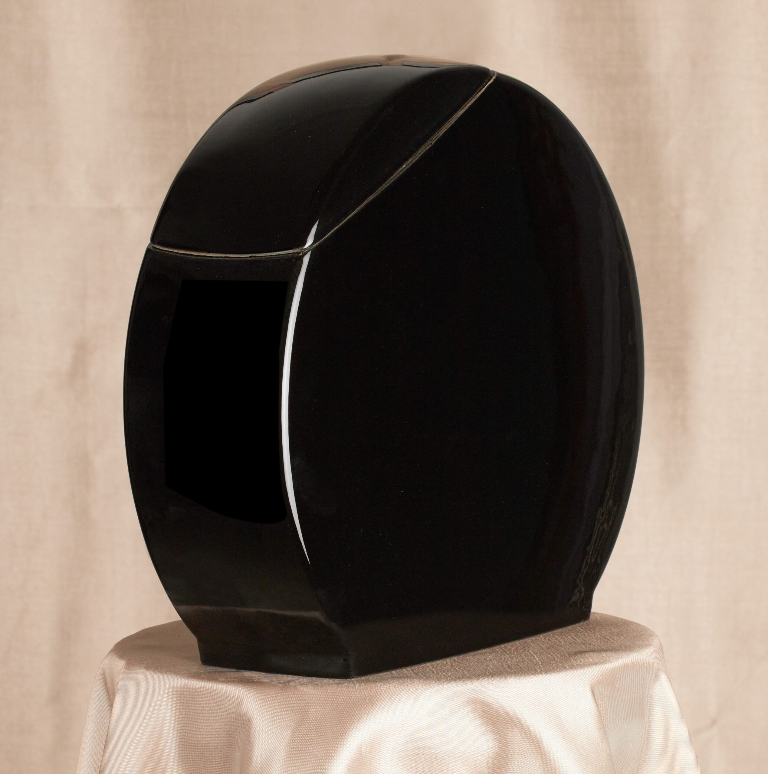 zwart, cilinder, overledene, urnen, urn, gedenkartikelen, keramiek, ambachtelijk, hoge kwaliteit