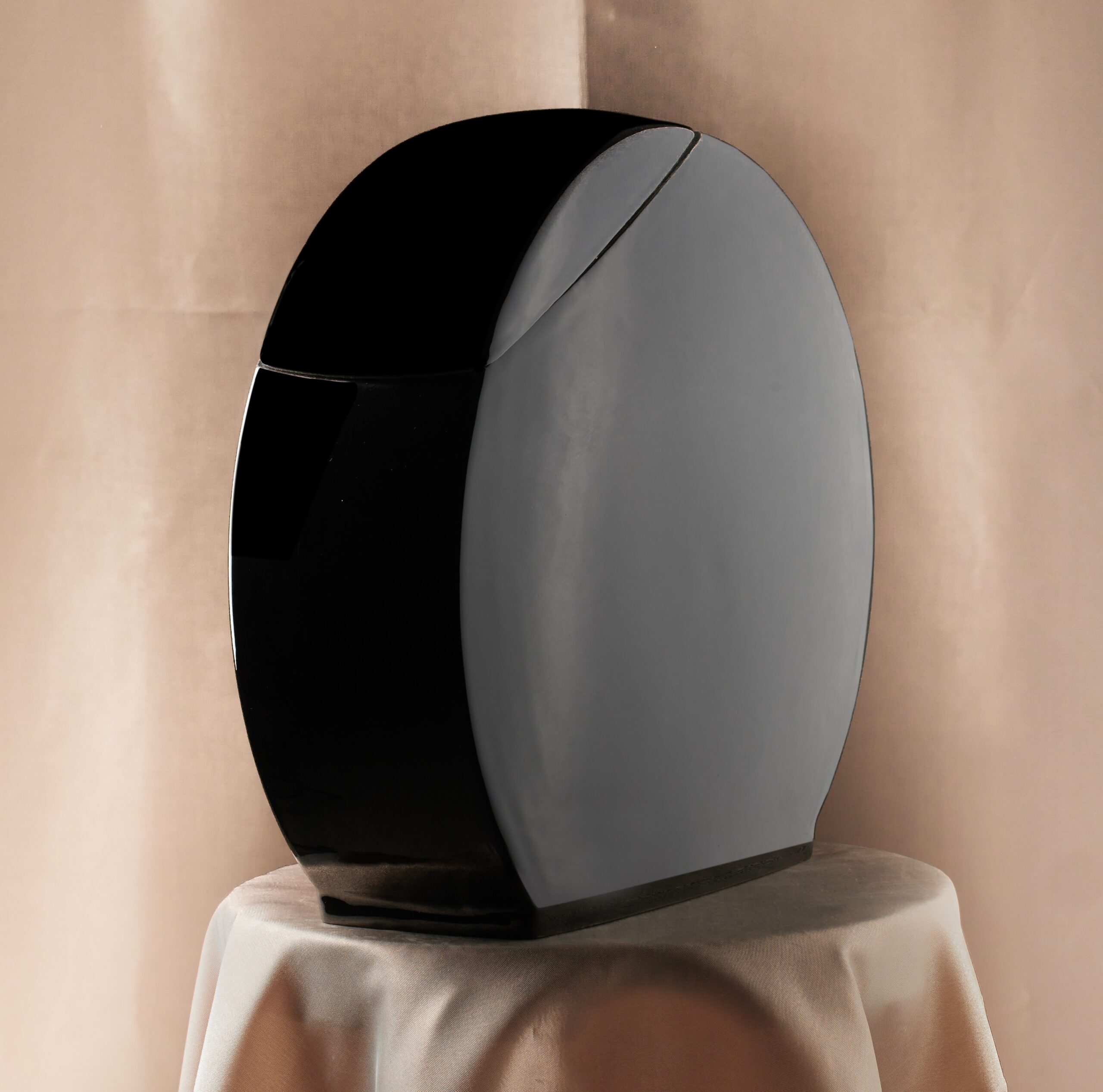 urnen, urn, overledene, gedenkartikelen, keramiek, ambachtelijk, hoge kwaliteit, zwart, cilinder